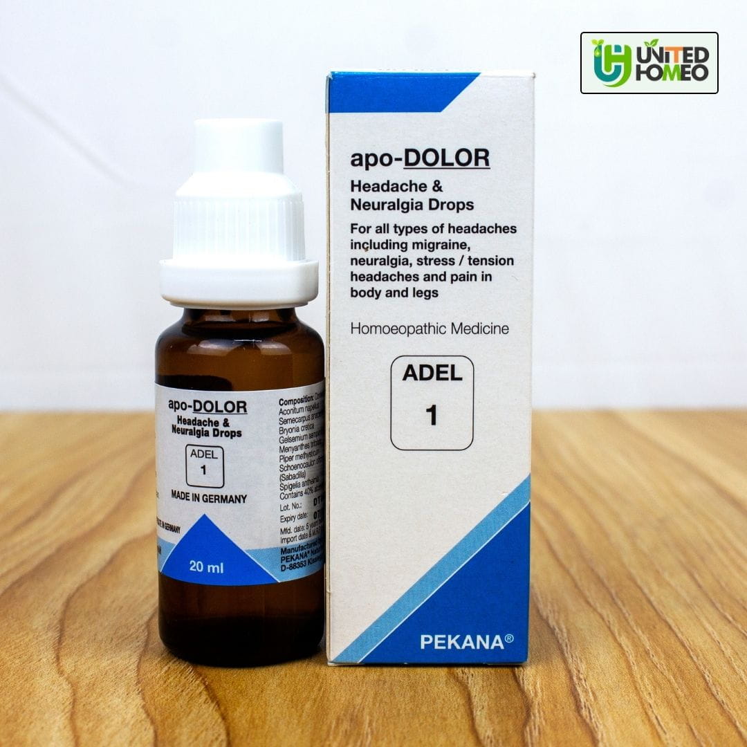 Adel 1 - Headache & Migraine Drops – United Homeo